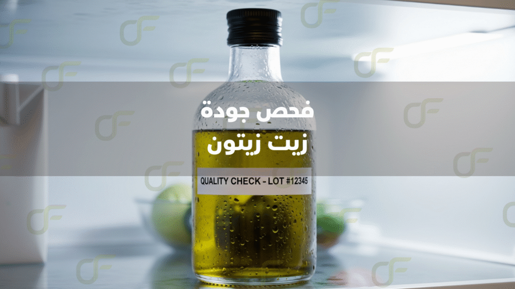 فحص جودة زيت الزيتون زيت الزيتون الأصلي والمغشوش